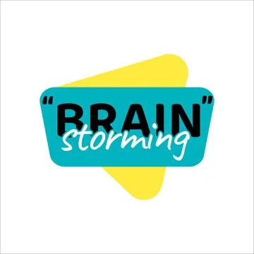 Design about brainstorming concept Stock Illustration