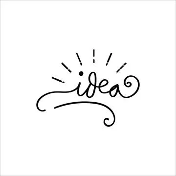 Design about brainstorming concept Stock Illustration