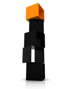Design of abstract cubes Stock Illustration