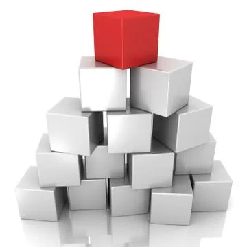 Design of abstract cubes Stock Illustration