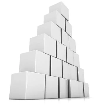 Design of abstract cubes Stock Illustration