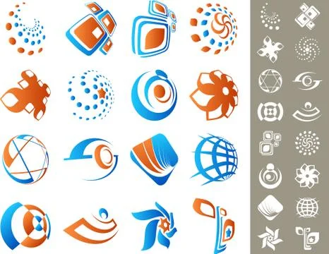 Design abstract elements Stock Illustration