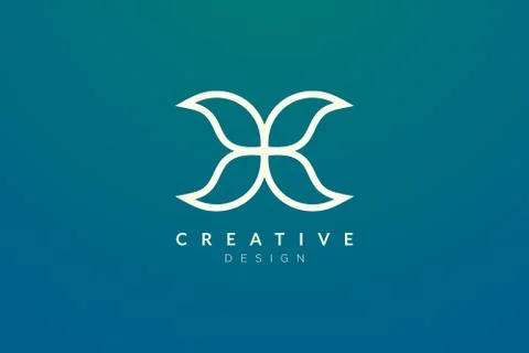 Design abstract flower and leaf logo for spa, hotel, beauty, health, fashion, Stock Illustration