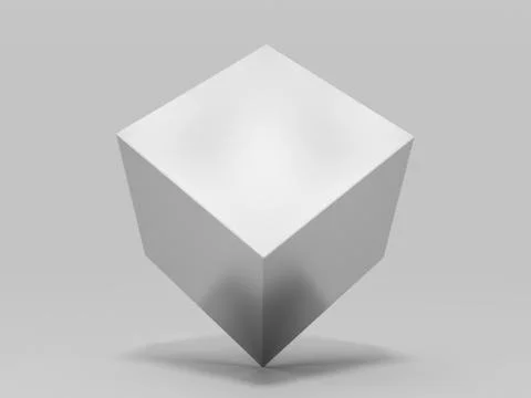Design of abstract grey cubes, 3d rendering Illustrazione stock