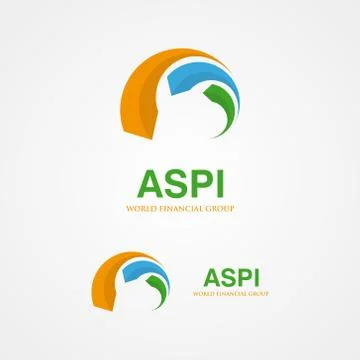 Design arrows logo element Illustrazione stock