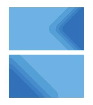 Design background blue rectangle gradient business card unique Stock Illustration