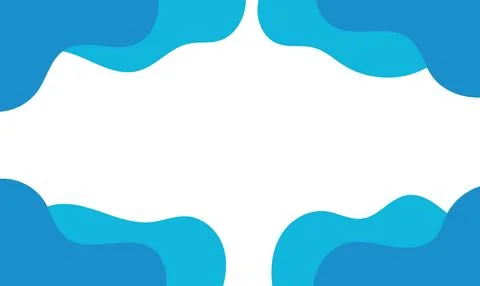 Design background blue wave liquid unique abstract Stock Illustration