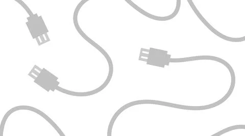 Design background cable wire charge abstract unique Stock-Illustration