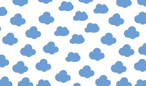 Design background cloud blue unique abstract blue Illustrazione stock