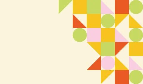Design background geometric shape mosaic unique abstract 库存插图