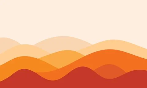Design background horizon landscape view desert unique Illustrazione stock