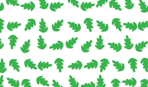 Design background leaf unique repeat random Stock Illustration