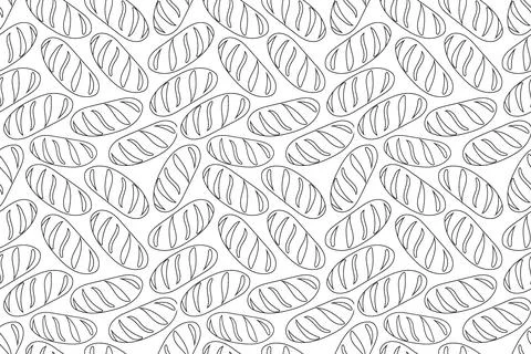 Design background line bread repeat pattern unique Stock Illustration