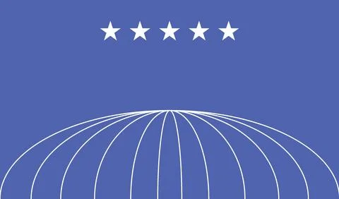 Design background line globe minimalist simple unique Illustration