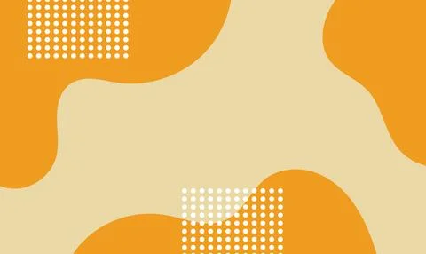Design background liquid dot wave orange unique abstract Stockillustratie