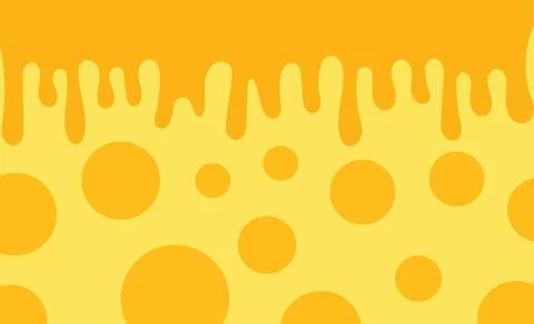 Design background melt drip cheese unique abstract yellow Stock Illustration