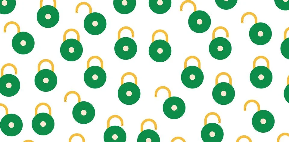 Design background padlock bold vibrant unique abstract Stock Illustration