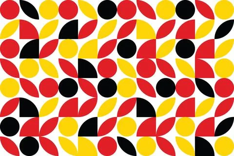 Design background pattern circle and leaf germany flag unique イラスト素材