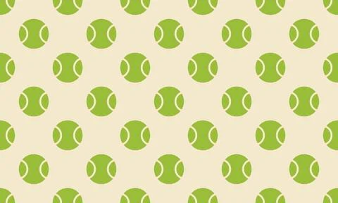 Design background pattern repeat seamless ball green Ilustração Stock