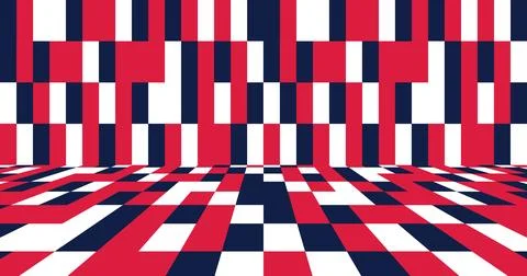 Design background pixel block unique abstract bold Stock Illustration
