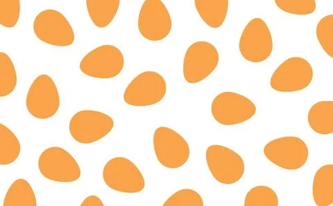 Design background raw egg abstract repeat loop unique Stock Illustration