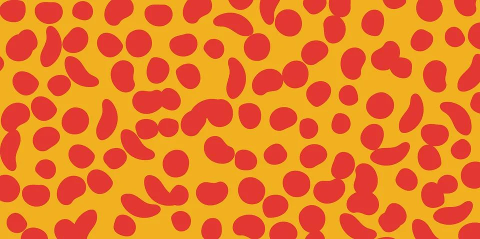 Design background red particle dot unique abstract horizontal イラスト素材