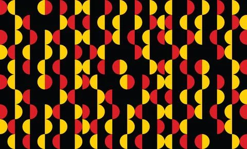 Design background semi circle german flag unique abstract with black backgrou Stock Illustration