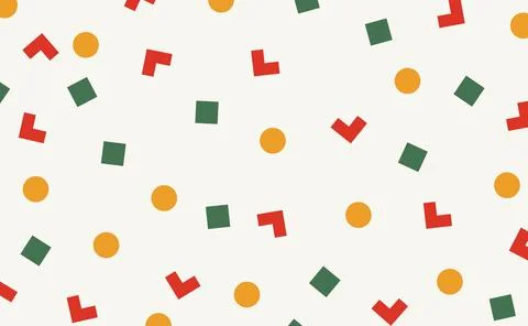 Design background shape geometric unique random abstract bold Stock Illustration
