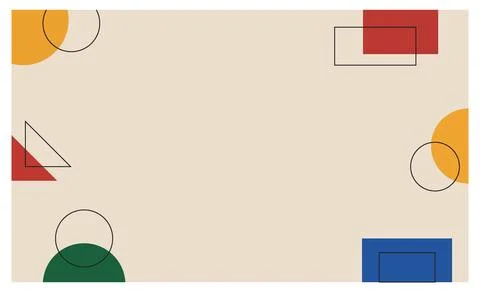 Design background square geometric abstract minimalist unique Stock Illustration