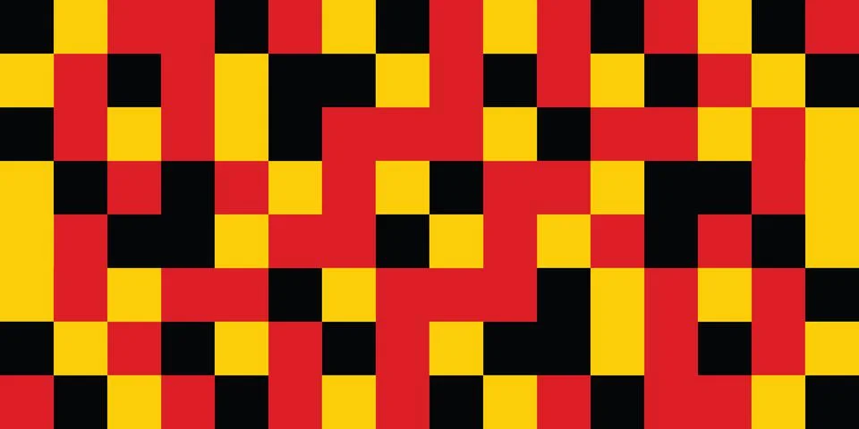 Design background square pixel germany flag unique abstract 스톡 일러스트
