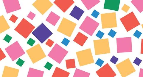 Design background square repeat abstract retro colorful イラスト素材