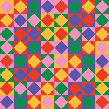 Design background square repeat bright colorful unique Illustrazione stock