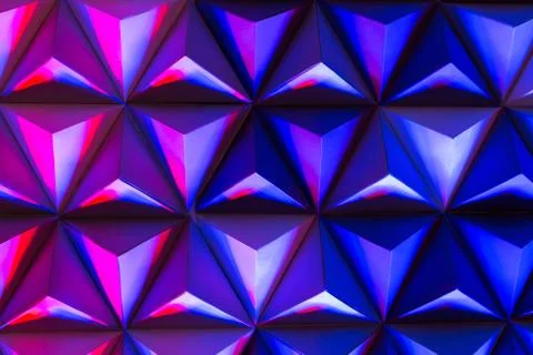 Design, background, texture concept. close up of pyramids that made of cardboard 스톡 사진