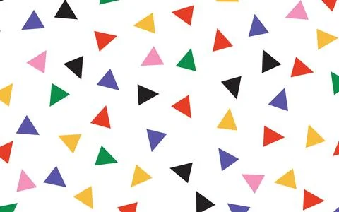 Design background triangle pop art party unique abstract イラスト素材