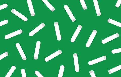 Design background white chalk repeat random unique abstract Stock Illustration