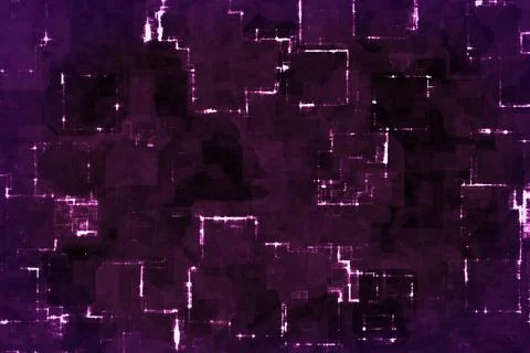 Design beautiful hi-tech electronic glow digital drawn background illustration Stock Illustration