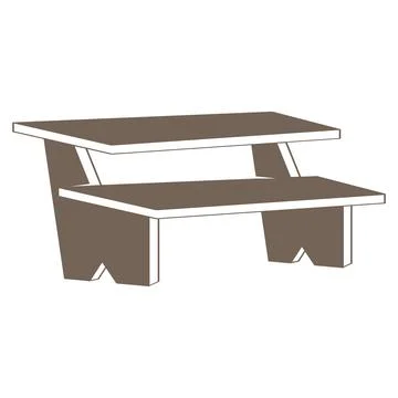 Design bench vector illustration Stock Illustration