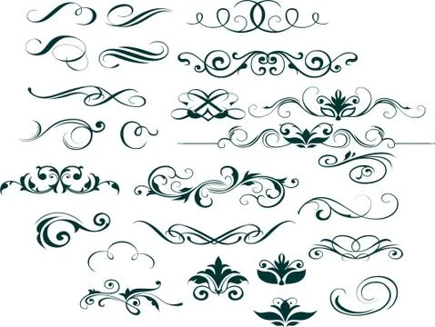 Design border Laser cut cnc panel design for metal, wooden room divider. Stock Illustration