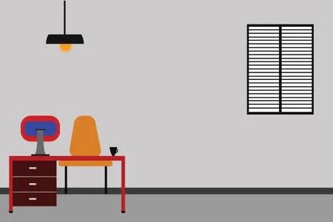 Design business concept Empty copy space modern abstract background Work Space Illustrazione stock