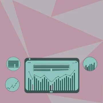 Design business concept Empty copy space modern abstract background Digital Illustrazione stock