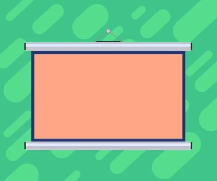 Design business concept Empty template copy space text for Ad website isolated 스톡 일러스트