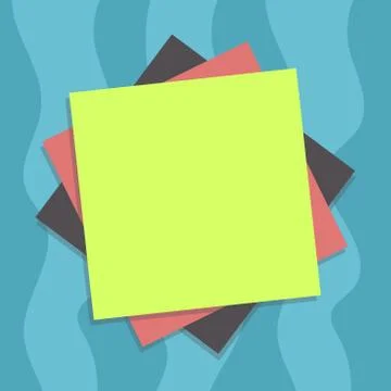 Design business concept Empty template copy space text for Ad website isolated Stock Illustration