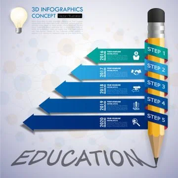 Design business concept timeline. vector template background. Stock Illustration