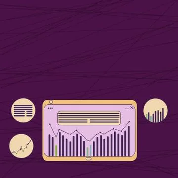Design business Empty copy space text for Ad website promotion isolated Banner Illustrazione stock