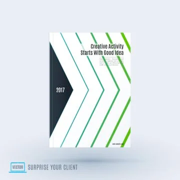 Design of business vector template, brochure, abstract annual report, Stock Illustration