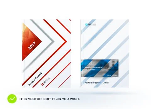 Design of business vector template, brochure, abstract annual report, Stock Illustration