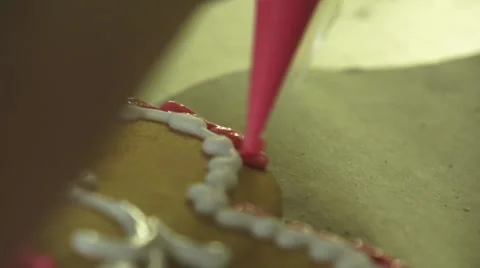 The design of the cake Stock Footage 68386477