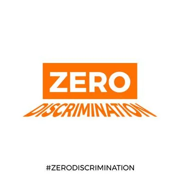 A design for celebrating zero discrimination day, march 1st. vector illustrat Stock Illustration