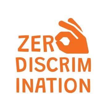 A design for celebrating zero discrimination day, march 1st. Stock Illustration