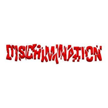 A design for celebrating zero discrimination day, march 1st. Stock Illustration